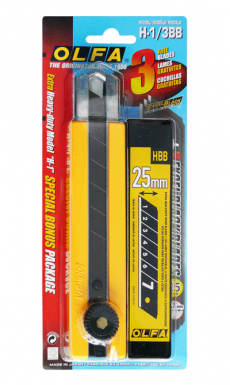 ESTILETE HEAVY DUTY H-1 + 3 LÂMINAS