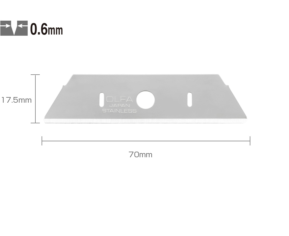 ESTOJO DE LÂMINAS SKB-2S-R/10-B - KIT COM 10