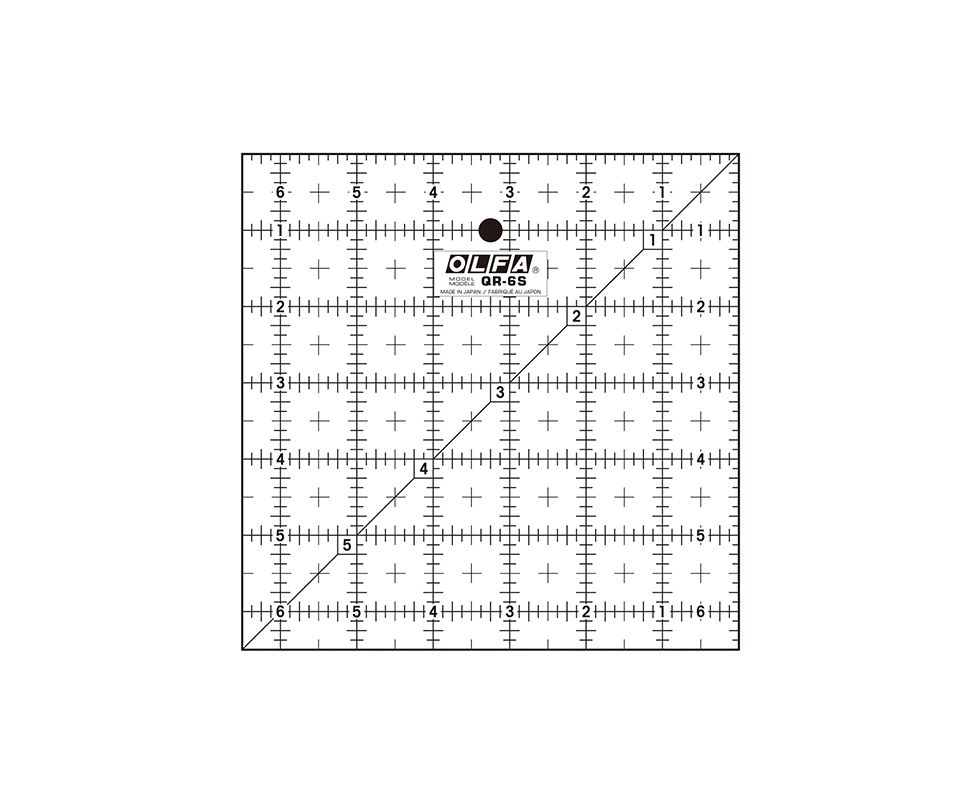 RÉGUA QR-6S POLEGADAS