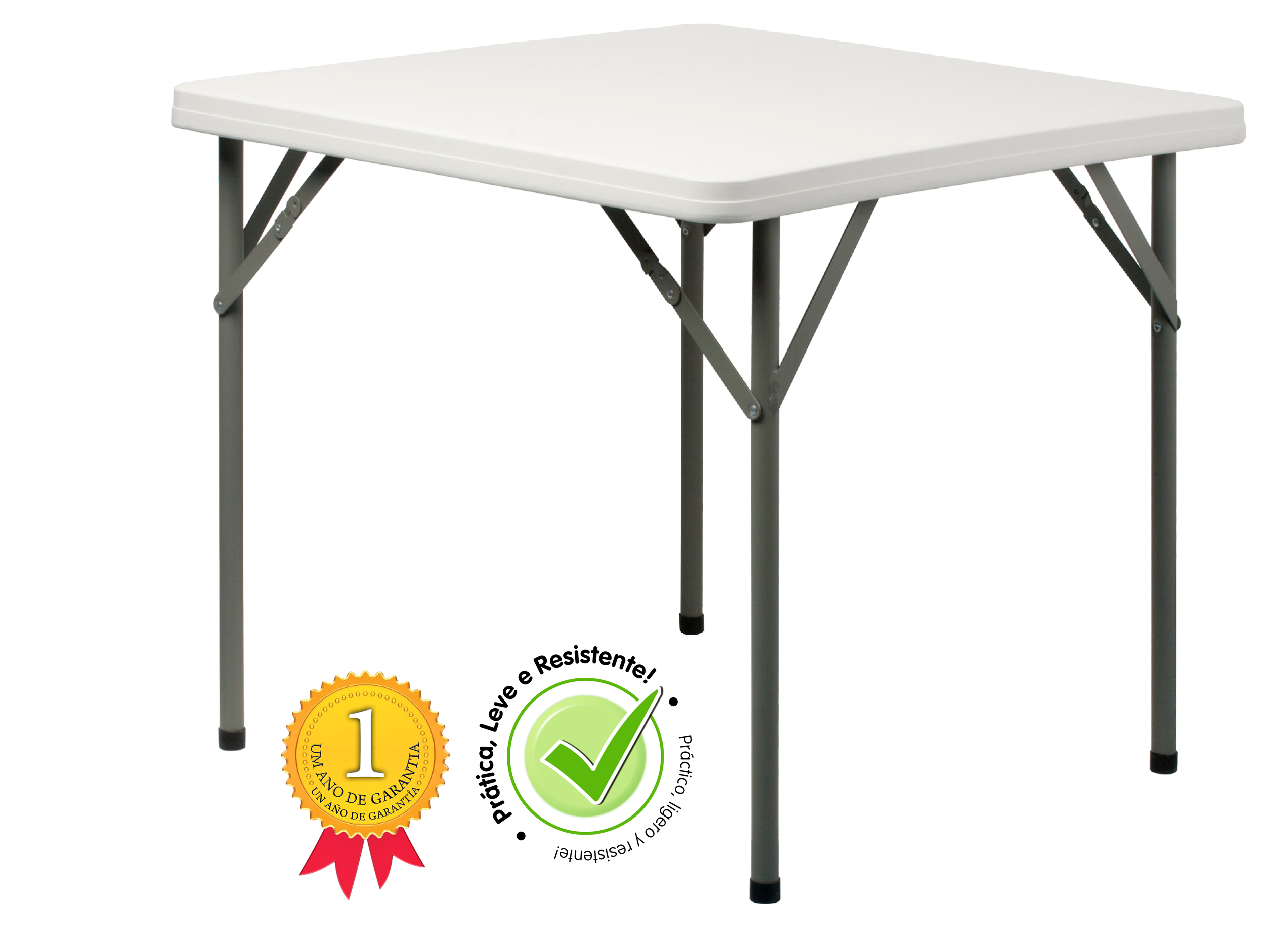 MESA QUADRADA DOBRÁVEL 86 cm